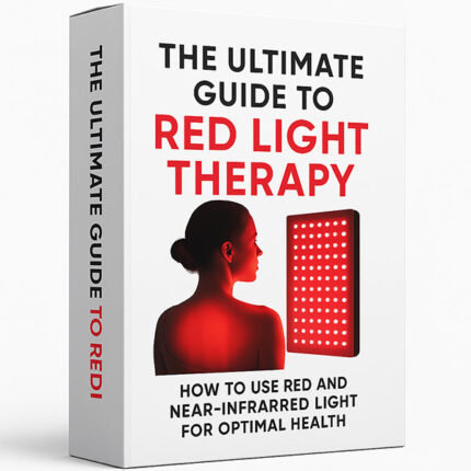 Red Light Therapy eBook Cover – Digital Product Design